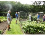 De moestuin is altijd een bezoekje waard.