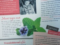 Drie pagina's siertuinweetjes in ieder Landlevennummer.